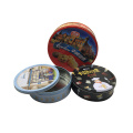 Handle Make Cookie Biscuit Tin Box Round Shape Wholesale Tin Container